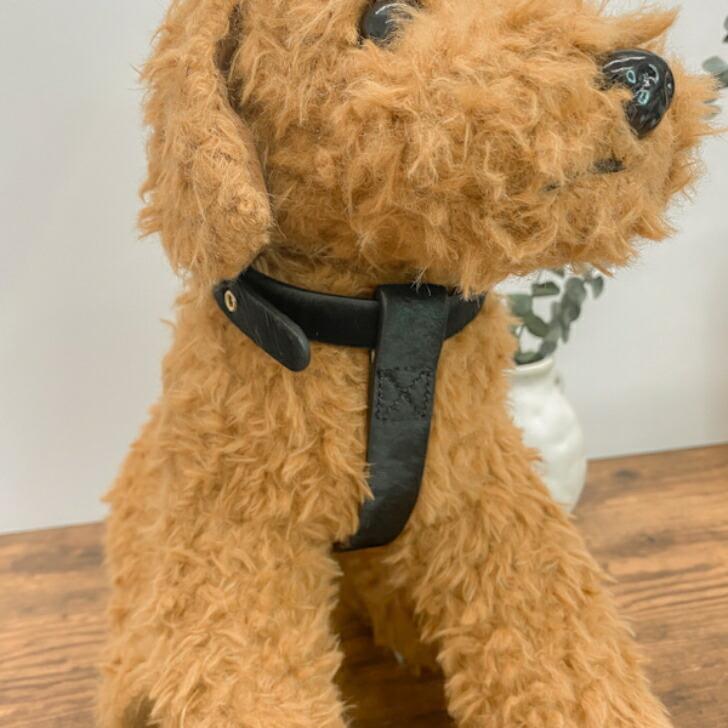 ペットハーネス 本革 牛革 犬用ハーネス おしゃれ 小型犬 中型犬 猫