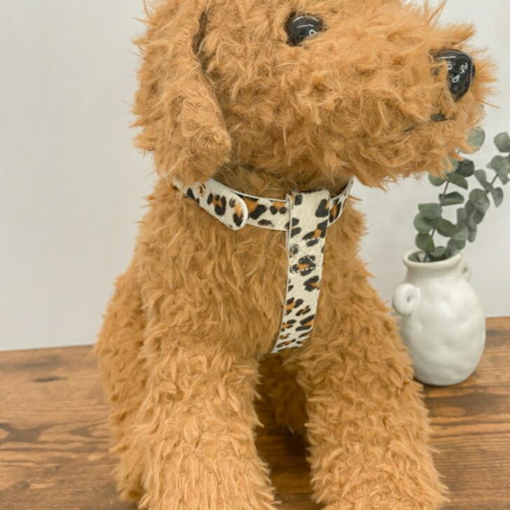ペットハーネス 本革 牛革 犬用ハーネス おしゃれ 小型犬 中型犬 猫