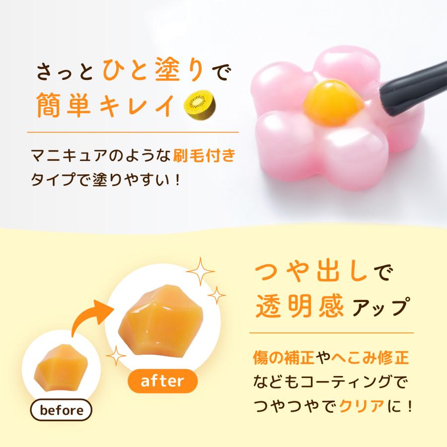 レジン コーティング 作家のためのレジン UV/LEDコーティング液 クリア