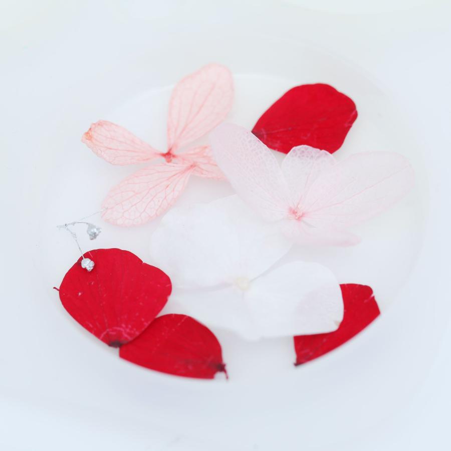 小分け 花材】あじさい 4色セット 少量 プリザーブド ドライフラワー