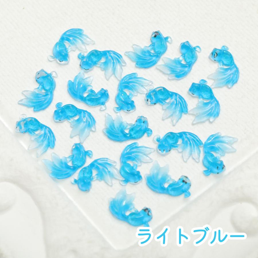 20個入り】 レジン 封入 素材 樹脂 パーツ 7色 シャカシャカ 夏