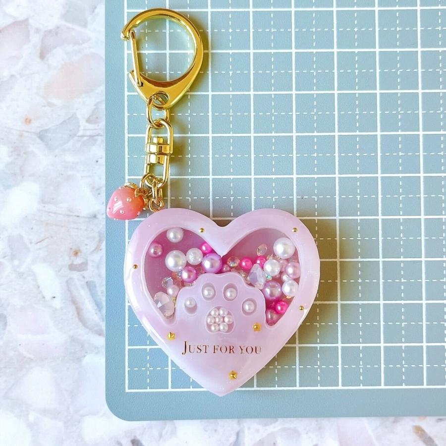 シリコンモールド ハート 肉球 シャカシャカ レジン 型 ねこ ネコ 動物