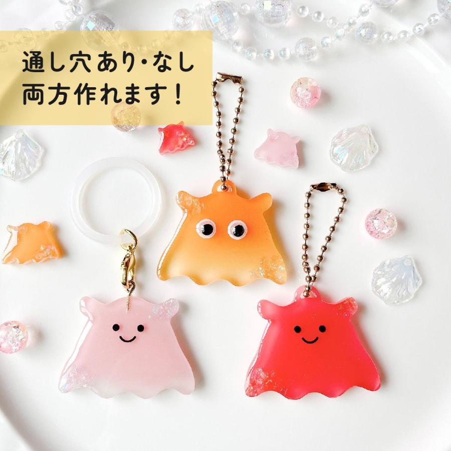 シリコンモールド めんだこ 平面 プレート 通し穴付き 顔付き 9種