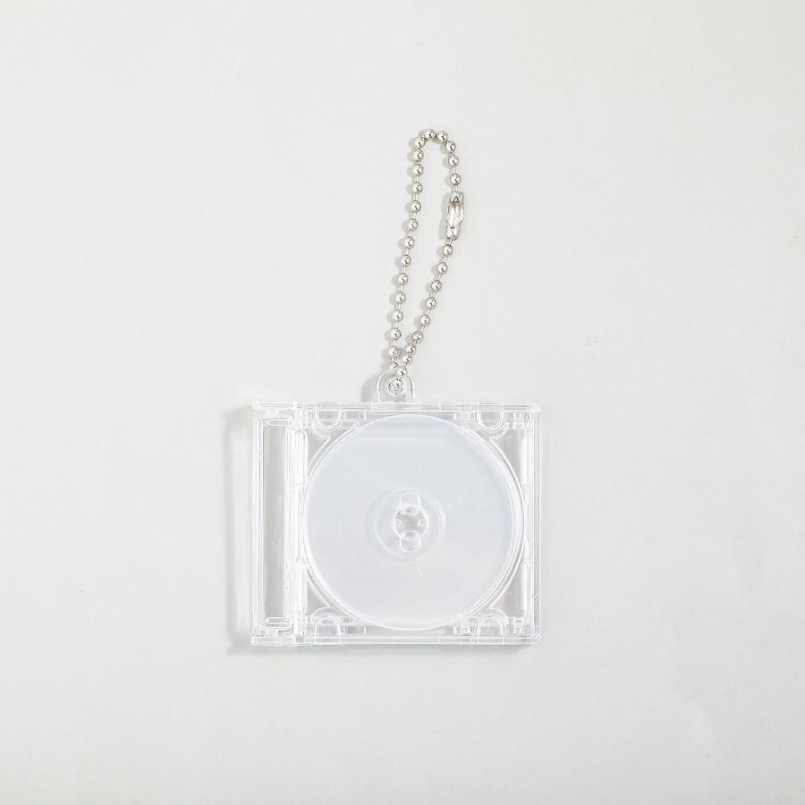 キーホルダー ミニチュアCDケース ミニチュアCD CD風 ケース パーツ