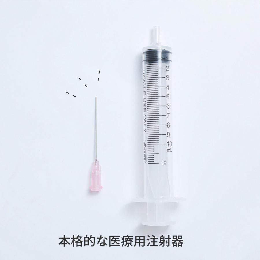 氣注入器　ジャンボシャトル5本鍼(一本) レジン 道具】 シャカシャカ 注射器型 スポイト 10ml ノズル細め