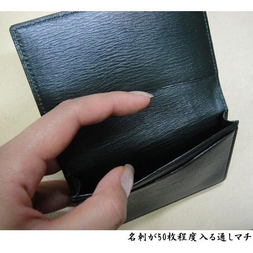 スモールクロコダイル ジョー 名刺入れ 革工房比留間 : 革工房 スモールクロコダイル ジョー 名刺入れ 革工房比留間 : 革工房