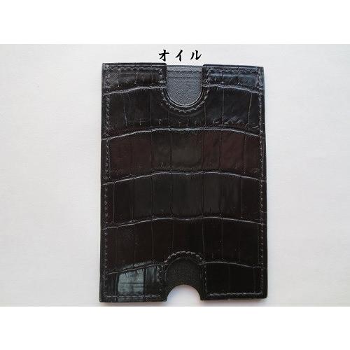 スモールクロコダイル テール パスケース : 革工房比留間 - 通販