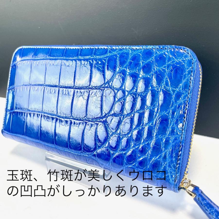 クロコダイル財布 メンズ長財布 シャイニング クロコ財布 ワニ革