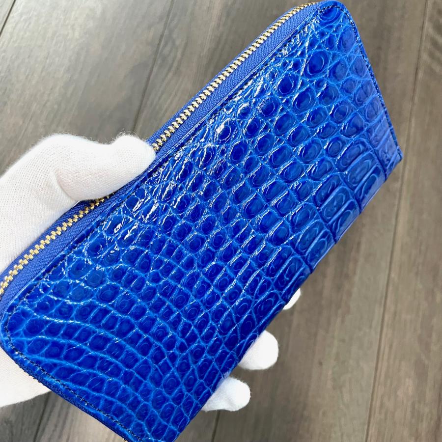 クロコダイル財布 メンズ長財布 クロコダイル シャイニング クロコ財布