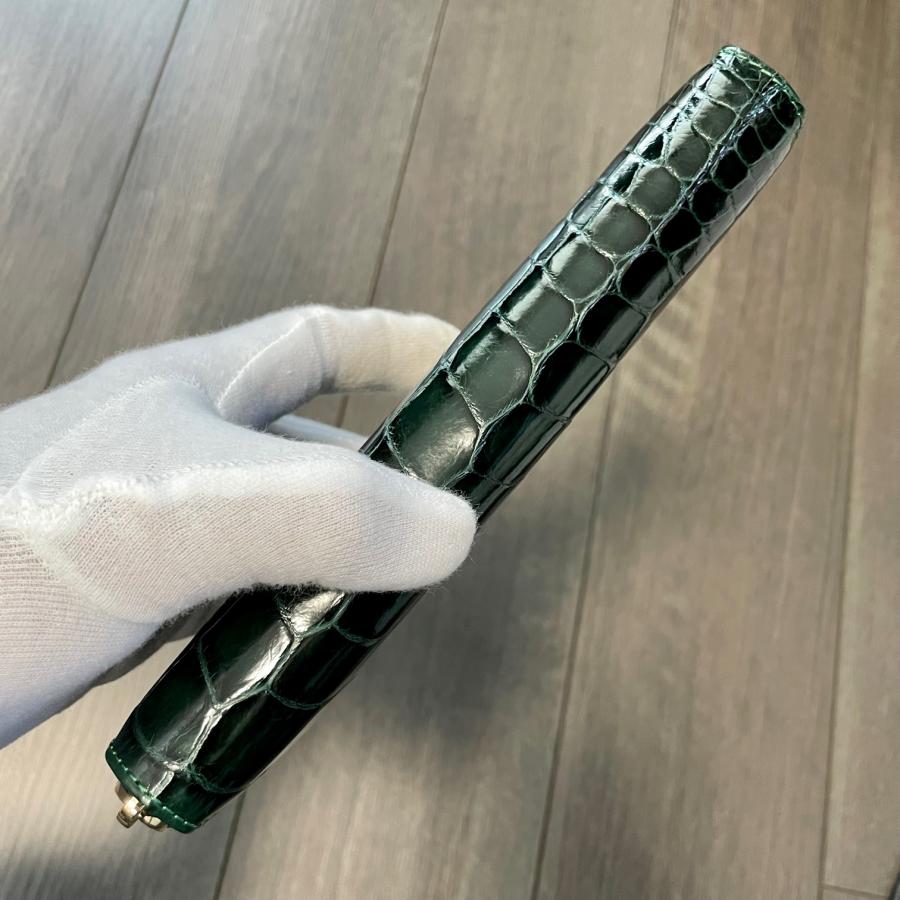 クロコダイル財布 メンズ長財布 クロコダイル 緑 メンズ 財布 クロコダイル財布 メンズ長財布 クロコダイル 緑 メンズ 財布