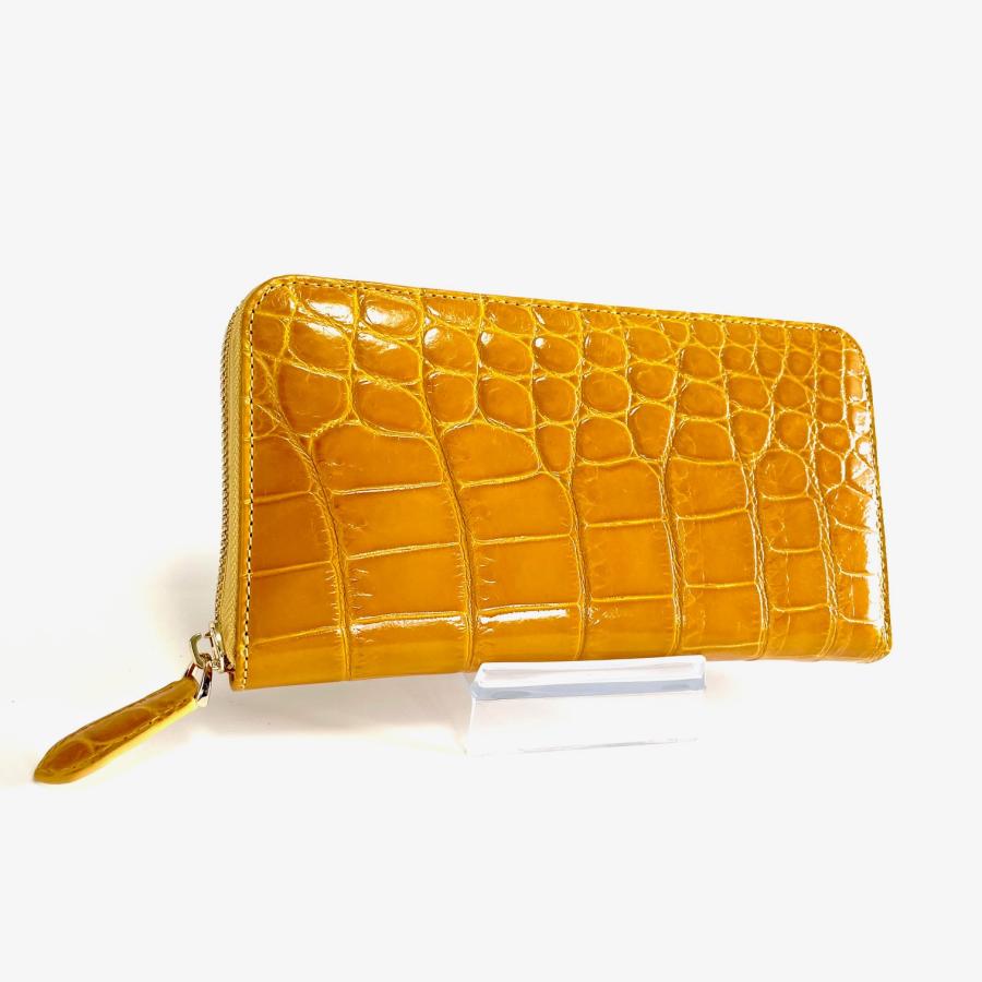 クロコダイル長財布 レディース財布 クロコダイル 財布 シャイニング