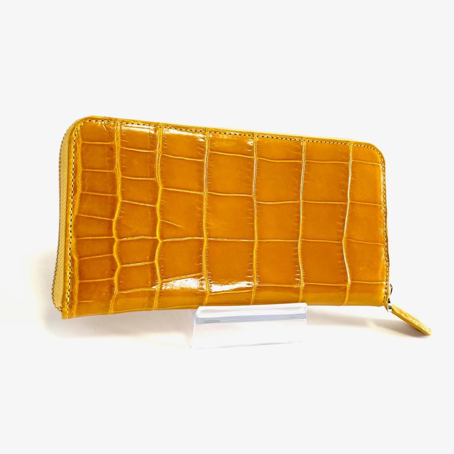 クロコダイル長財布 レディース財布 クロコダイル 財布 シャイニング