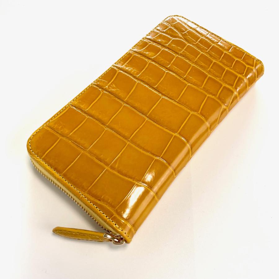 クロコダイル長財布 レディース財布 クロコダイル 財布 シャイニング