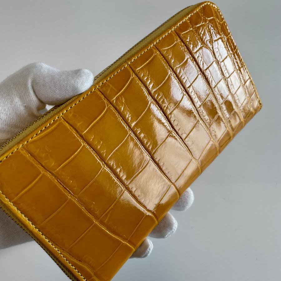イエロー クロコダイル 長財布 楽天市場】クロコダイル 長財布（カラーイエロー）の通販