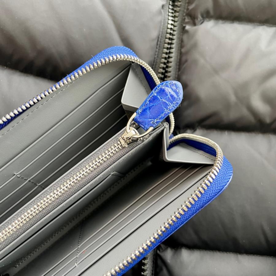 最速のネット通販 クロコダイル財布 メンズ長財布 シャイニング 証明