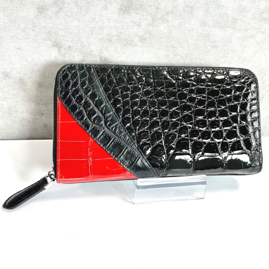 クロコダイル 長財布 542シャイニング メンズ ワニ革 クロコダイル財布 レディース長財布 シャイニング クロコ財布