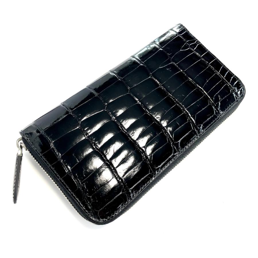 クロコダイル長財布 メンズ財布 シャイニング クロコダイル