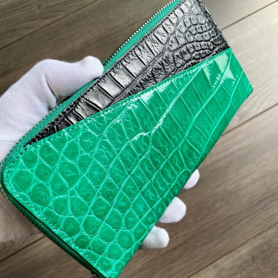 クロコダイル財布 メンズ長財布 シャイニング クロコダイル クロコダイル財布 メンズ長財布 シャイニング クロコダイル