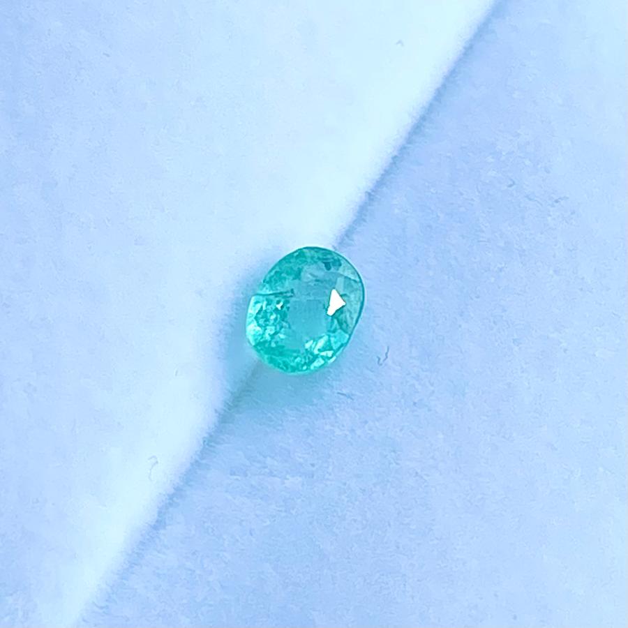 0.47ct 天然 パライバトルマリン ルース S1004 鑑別書付 : クロコ 