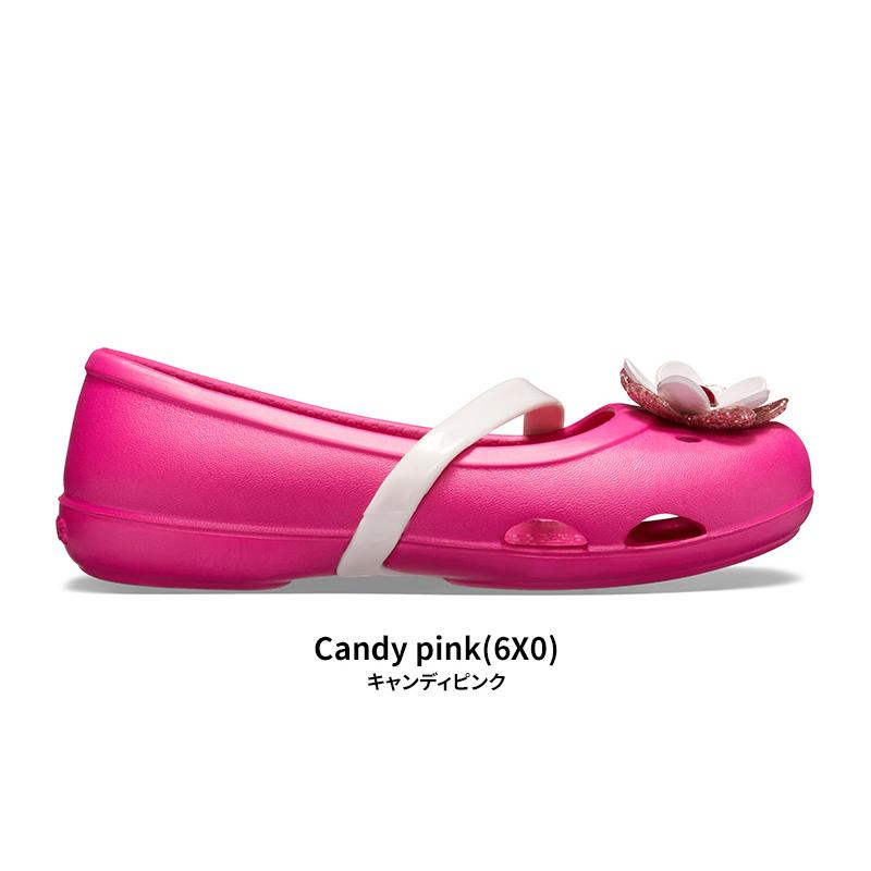 crocs（クロックス） キッズ フラットシューズ リナ チャーム フラット