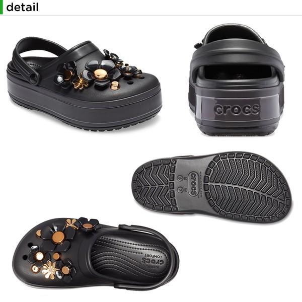 crocs crocband platform metallic blooms clog