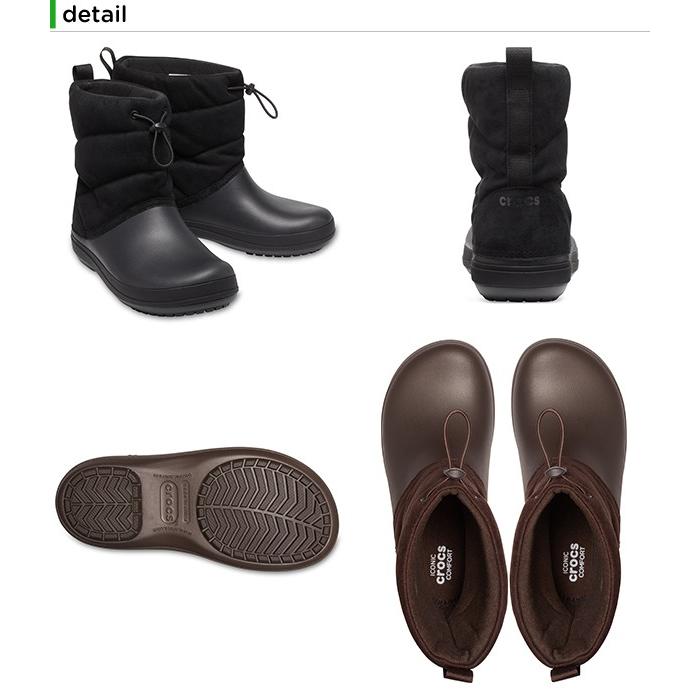 クロックス crocs クロックバンド パフ ブーツ ウィメン crocband puff boot w レディース ブーツ[C/B][S]｜crohas｜02