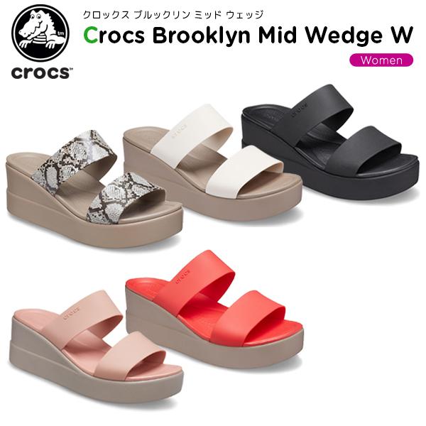 crocs brooklyn mid wedge w