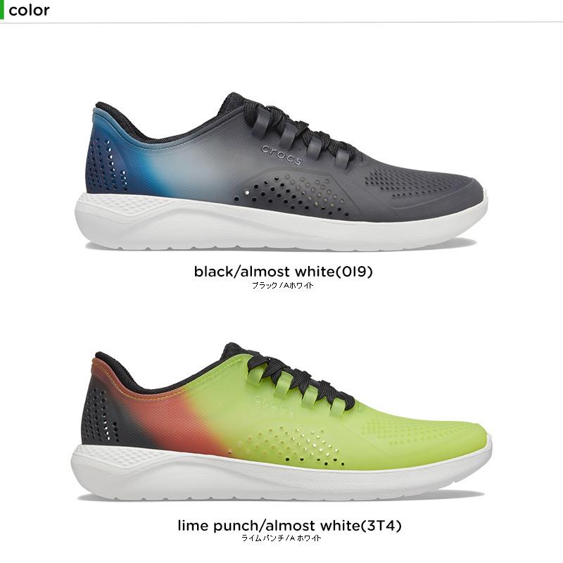 クロックス Crocs ライトライド カラー ディップ ペイサー メン Literide Color Dip Pacer M メンズ 男性用 スニーカー シューズ C B 6557 Crohas クロハス 通販 Yahoo ショッピング