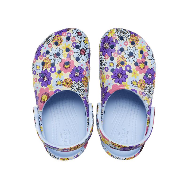 クロックス crocs クラシック レトロ フローラル クロッグ キッズ classic retro floral clog k キッズ サンダル シューズ 子供用[C/A]｜crohas｜06