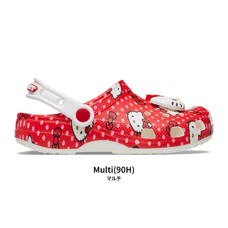 クロックス キッズ CROCS サンダル シューズ ハローキティ レッド クラシック クロッグ K 子供用 ガール サボ キャラクター かわいい 210576[C] | crocs | 07