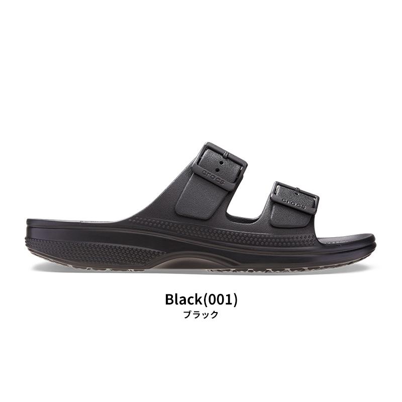 s*s様 新品◆¥52,800●_Fotフォート/ 革サンダル ブラック crocs（クロックス） [B]クロックス メンズ サンダル サタデー