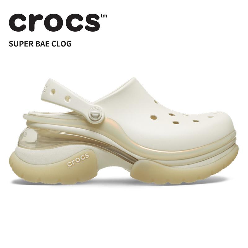  Superstar クロッグサンダル ホワイト ゴールド crocs（クロックス） [B]クロックス レディース サンダル スーパー