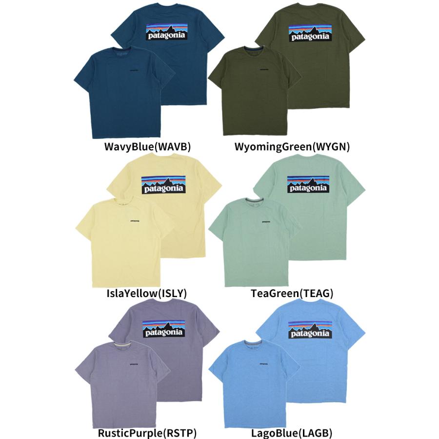 パタゴニア patagonia メンズ P-6 ロゴ レスポンシビリティー S/SL Mens P-6 Logo Responsibili-Tee メンズ 半袖 Tシャツ｜crohas｜22
