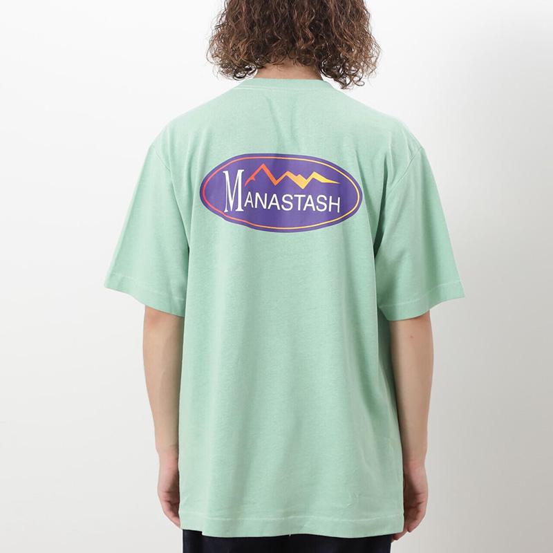 マナスタッシュ メンズ 半袖Tシャツ MANASTASH ヘンプ オリジナル ロゴ Tシャツ トップス 792-5134003 MANASTASH（マナスタッシュ） メンズ 半袖Tシャツ ヘンプ オリジナル