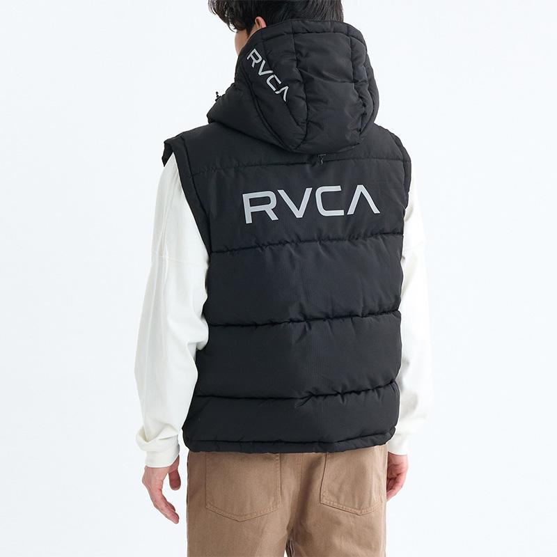 RVCA（ルーカ） メンズ 中綿ベスト RVCA RVCA PUFFER VEST フード付き