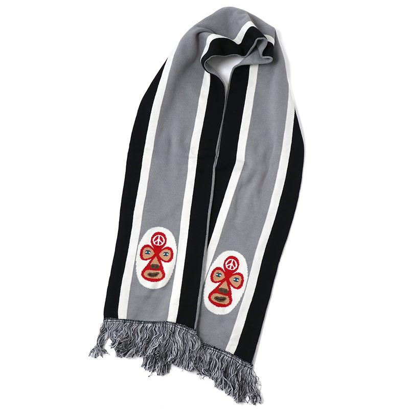 gym master（ジムマスター） ジャガード編みマフラー レスラー