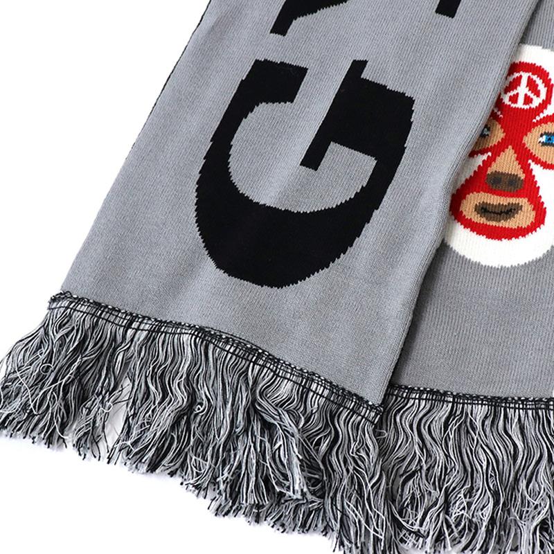 gym master（ジムマスター） ジャガード編みマフラー レスラー