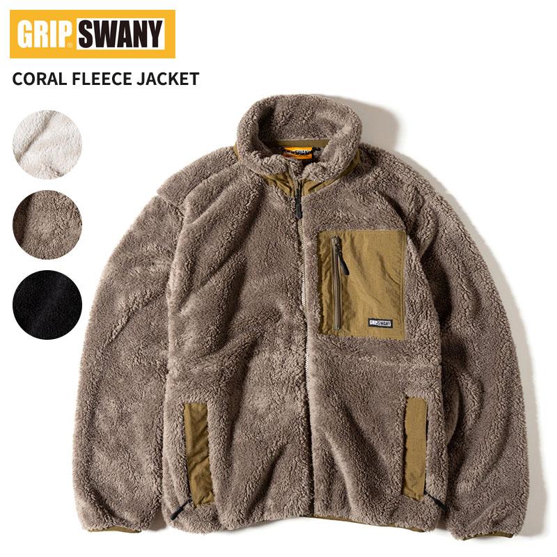 GRIP SWANY（グリップスワニー） メンズ ボア アウター コーラル