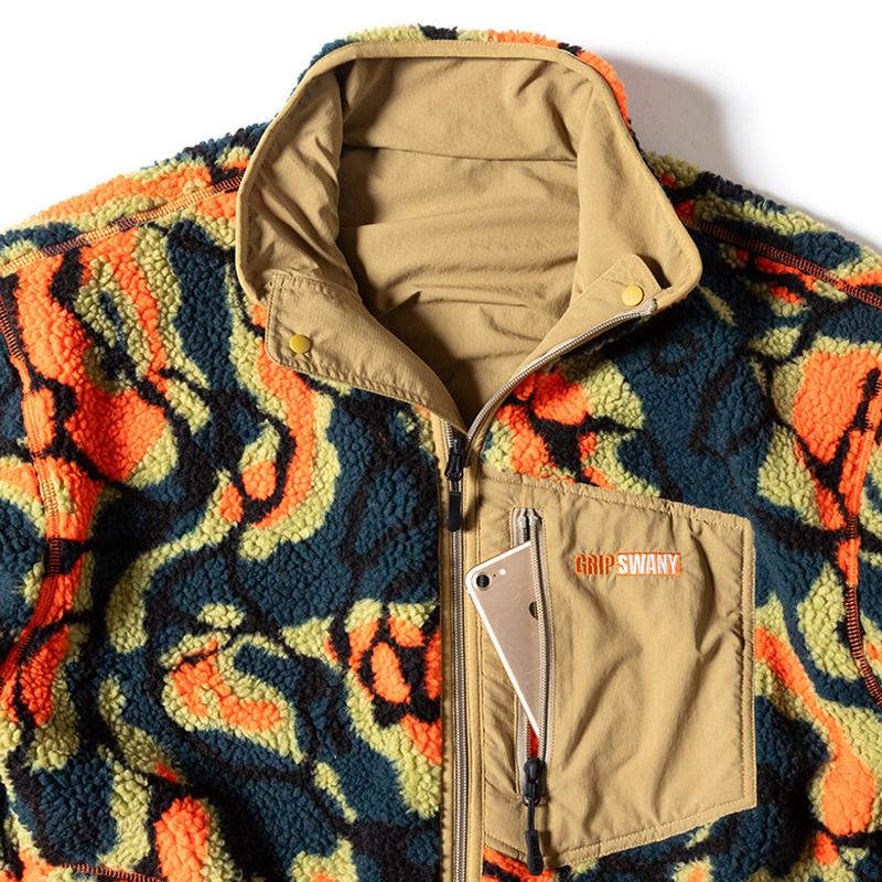 GRIP SWANY（グリップスワニー） メンズ ボアアウター リバーシブル