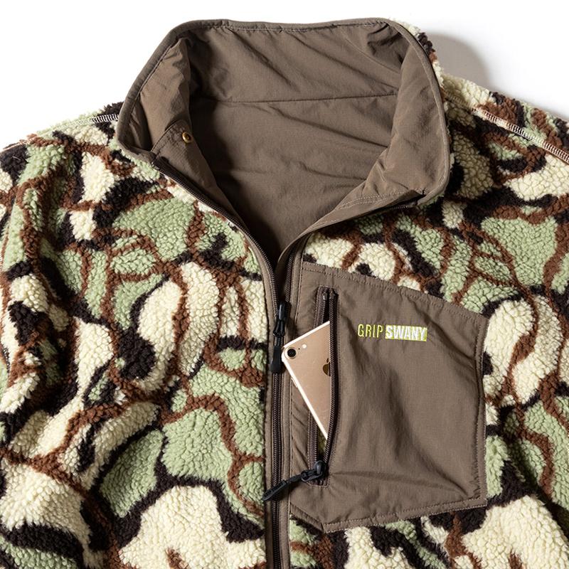 GRIP SWANY（グリップスワニー） メンズ ボアアウター リバーシブル