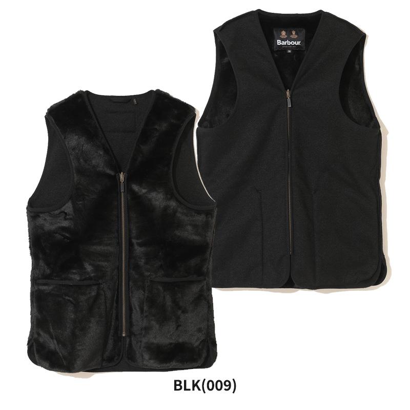 Barbour（バブアー） フロントジップ ファー ライナー ベスト スリム