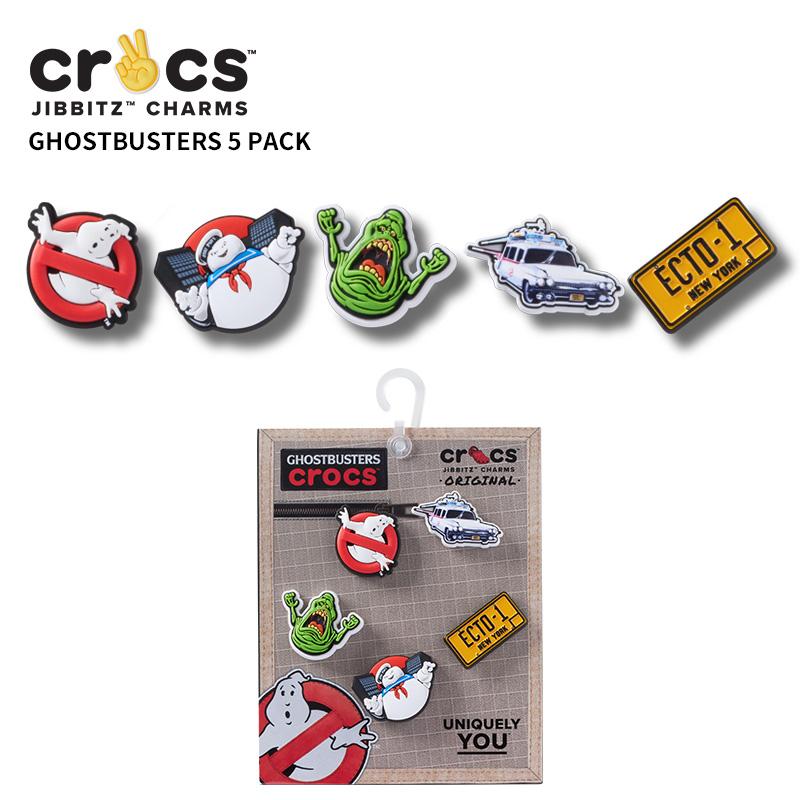 ゴーストバスターズ キーホルダー 5個セット ジビッツ クロックス CROCS jibbitz シューズアクセサリー ゴースト