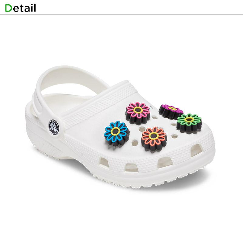 ジビッツ jibbitz ライツアップ デイジー 5個パック lights up daisy 5pk クロックス シューズアクセサリー LED