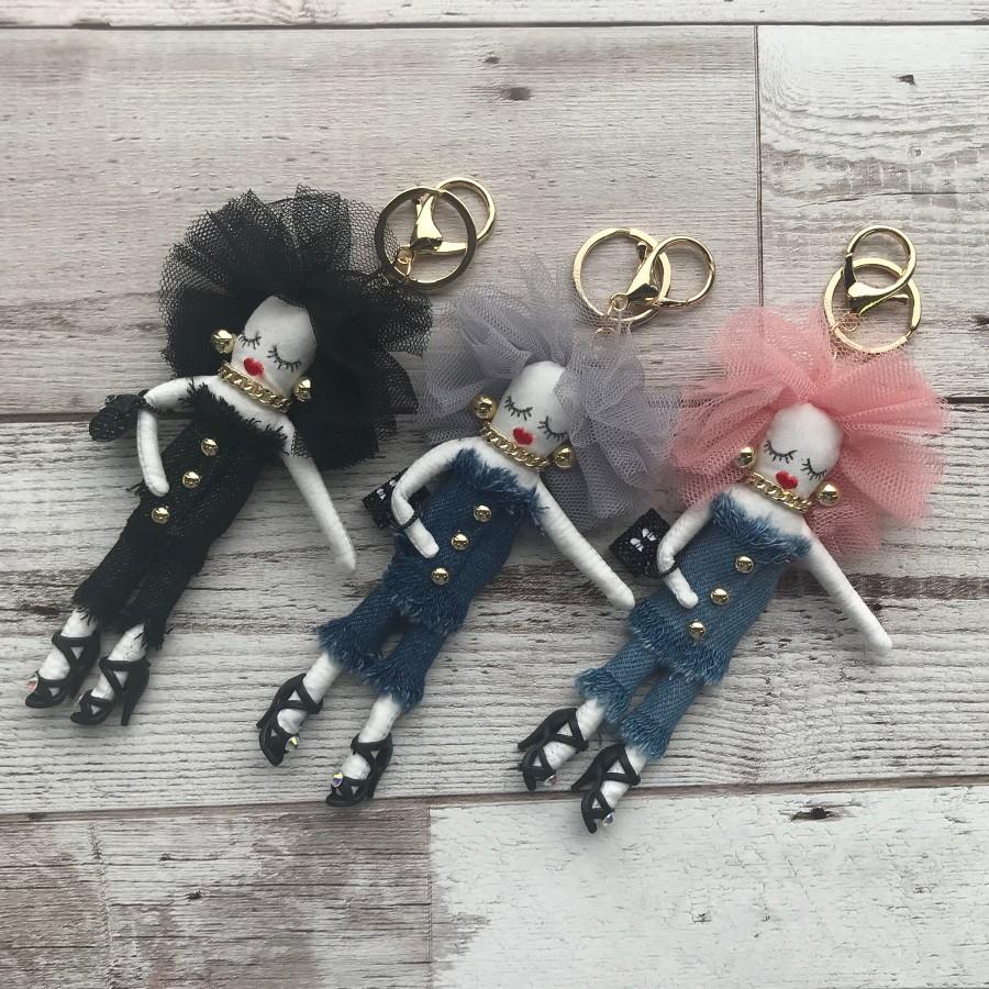 レディース バッグチャーム ドール かわいい キーホルダー チャーム デニム 391 1009 Croiset 通販 Yahoo ショッピング