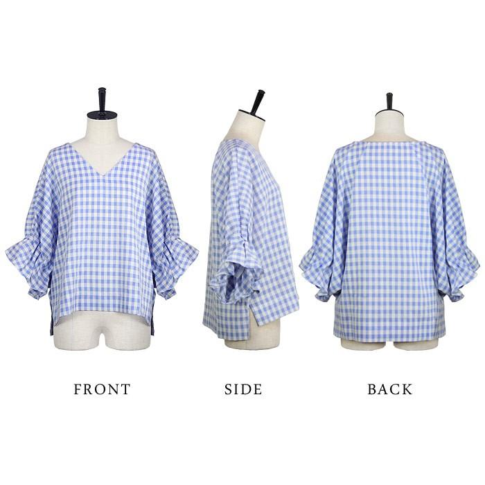 【美品】伊太利屋　イタリヤ　ギンガムチェック　フリルジャケット　フリル袖　13号 ピュアシェリ ギンガムチェックシフォンフリル ブラセット ABCD