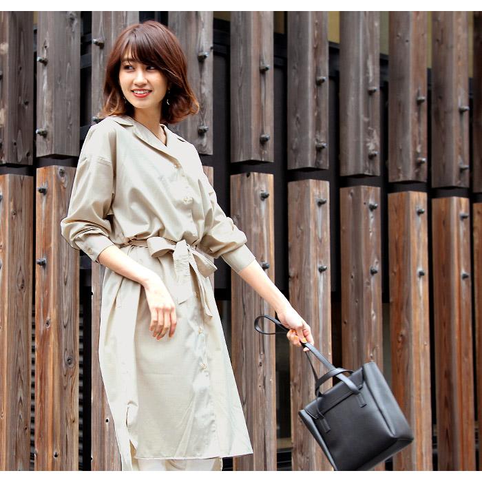 2wayアンブレラヨークロングシャツワンピース : TEANY - 通販 - Yahoo