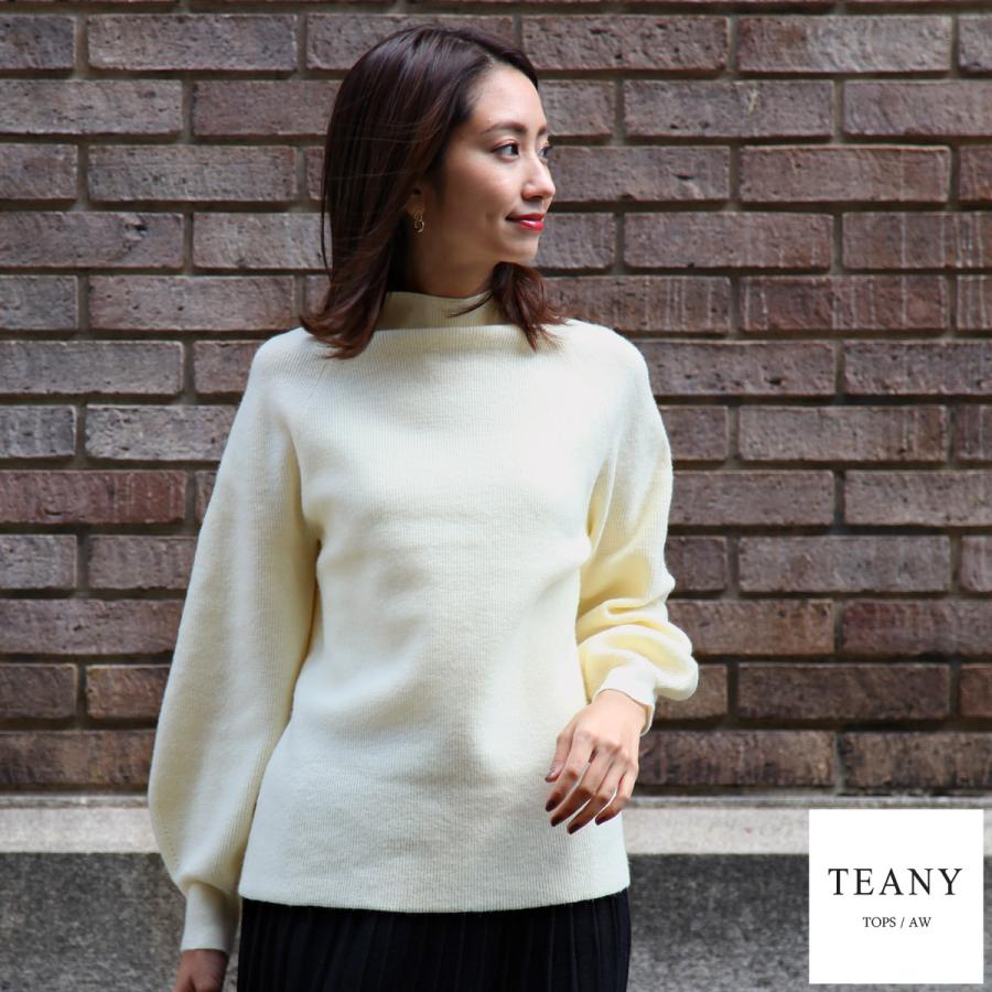バルキーストレッチボトルネックニット C21a 007 Teany 通販 Yahoo ショッピング