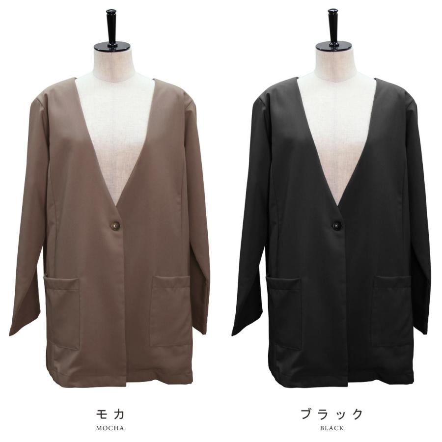 ノーカラージャケット オーバーサイズ ur's ジャケット ノーカラージャケット ノーカラーオーバー