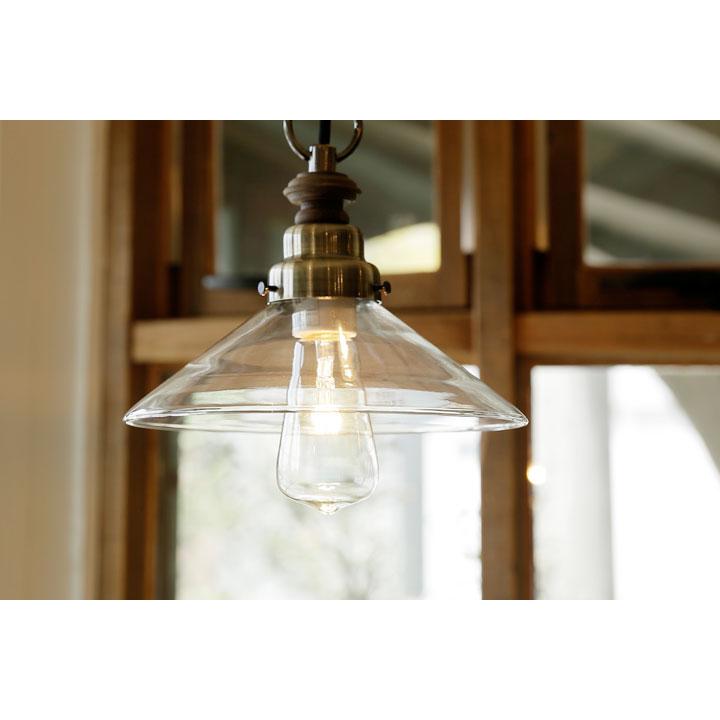 ガラス ブロンズ ペンダントライト バルゴ クリア 日本製 後藤照明