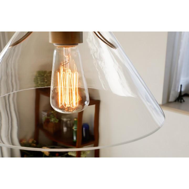 1灯 ペンダントライト Elibeli 照明器具 ガラス LED 電球 対応